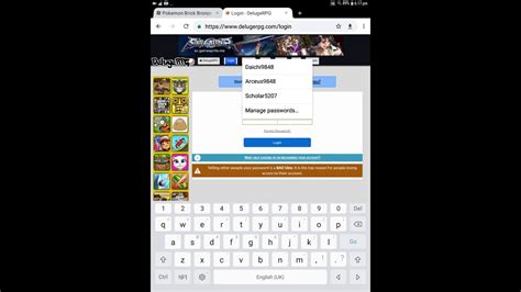 hack delugerpg account.
